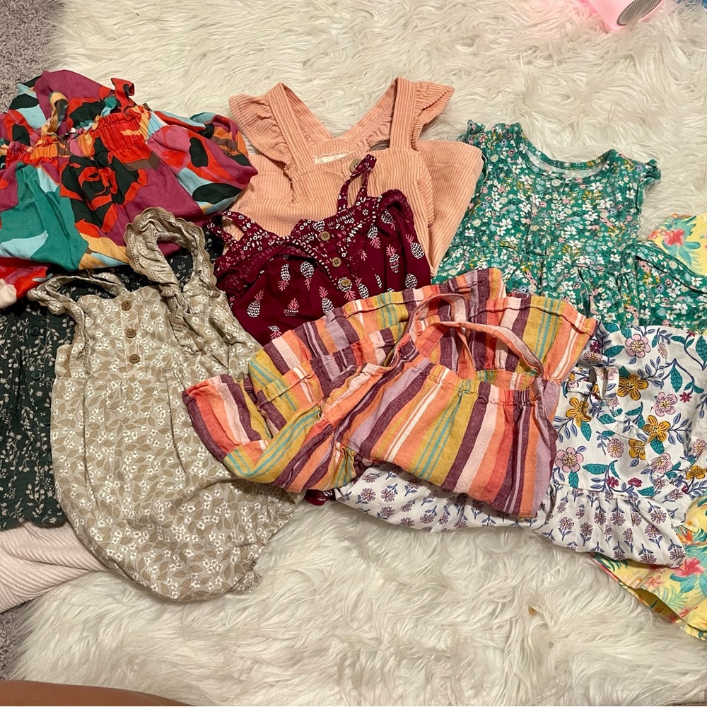 18 month girl bundle-dress, rompers etc